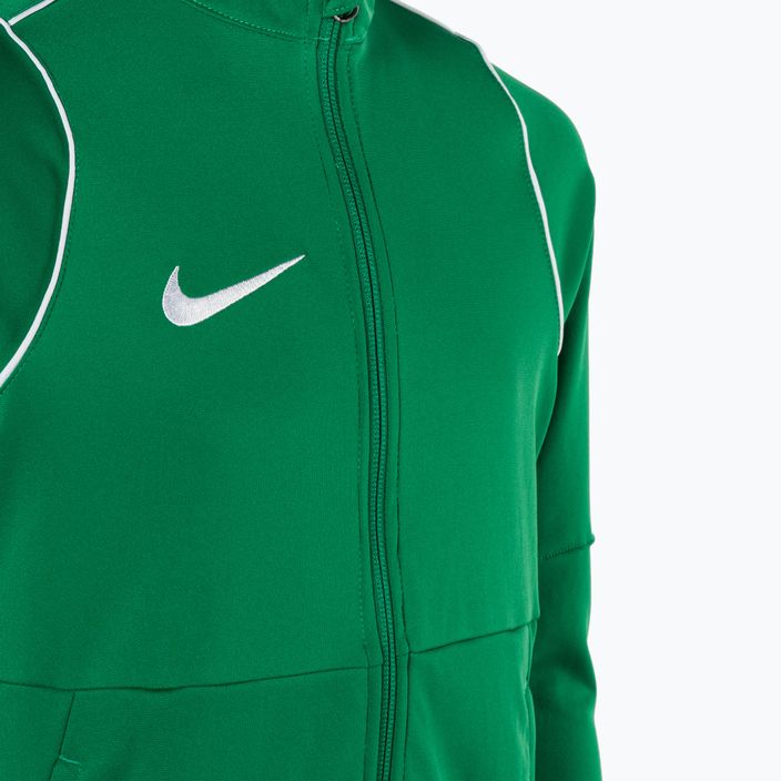Bluza piłkarska dziecięca Nike Dri-FIT Park 20 Knit Track pine green/white/white 3