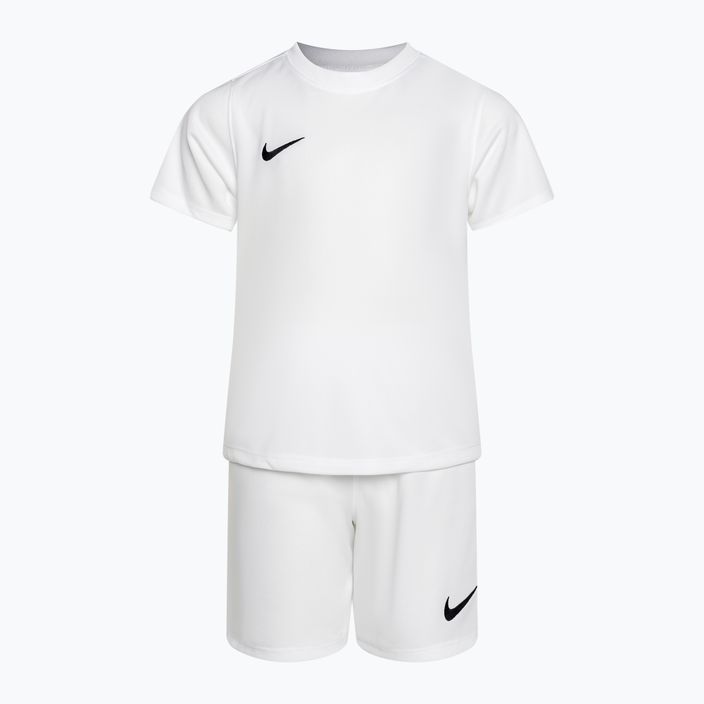 Komplet piłkarski dziecięcy Nike Dri-FIT Park Little Kids white/white/black 2
