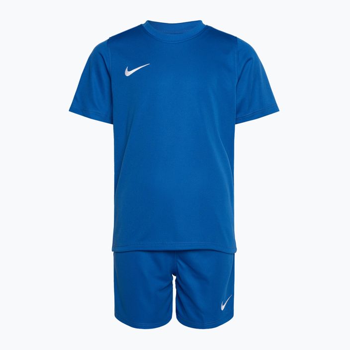 Komplet piłkarski dziecięcy Nike Dri-FIT Park Little Kids royal blue/royal blue/white 2