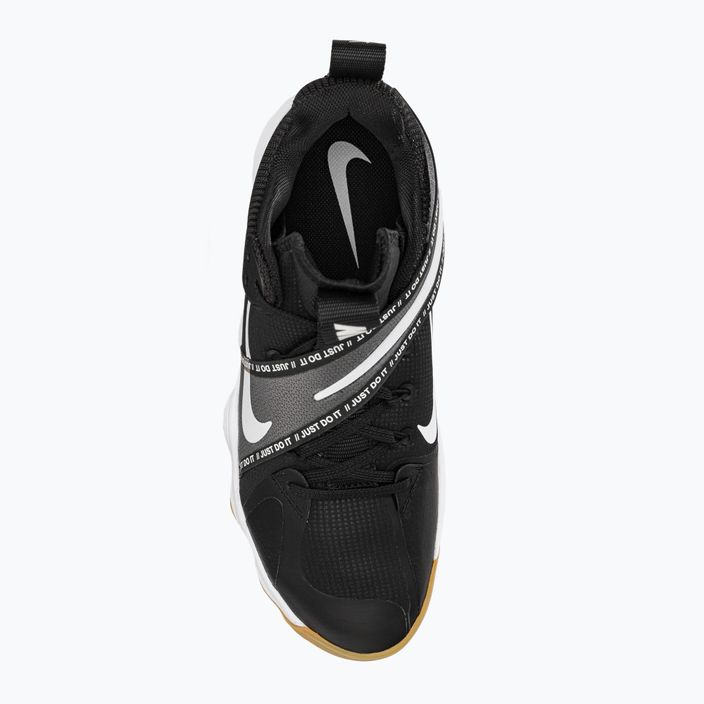 Buty do siatkówki Nike React Hyperset black/white/gum light brown 7