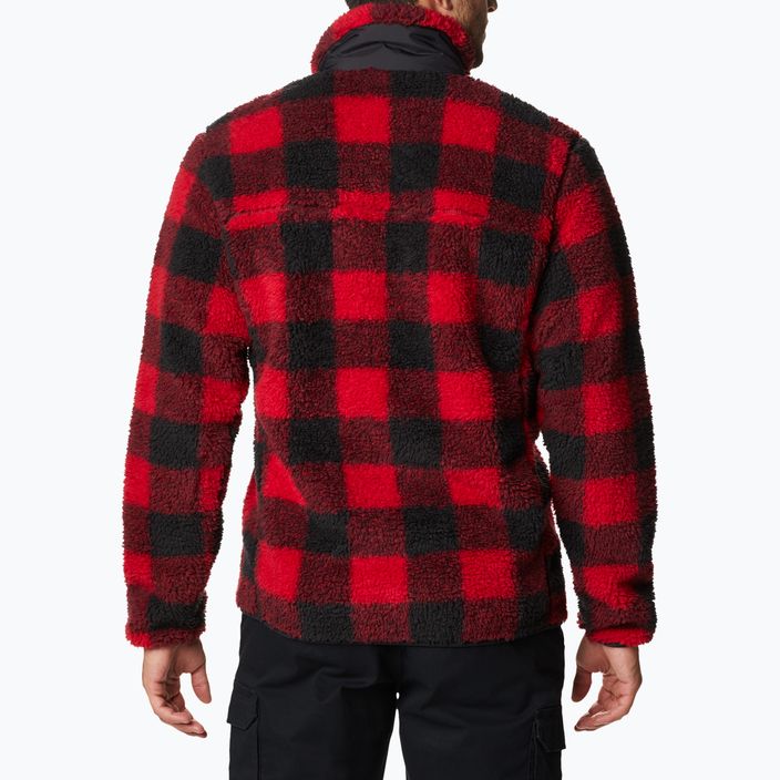 Bluza męska Columbia Winter Pass Print Fleece mountain red check 2