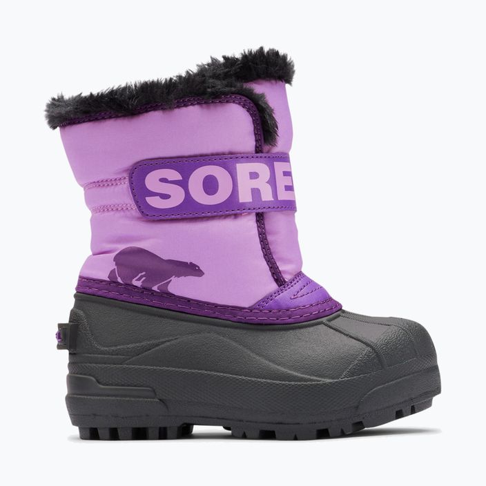 Śniegowce dziecięce Sorel Snow Commander gumdrop/purple violet 7