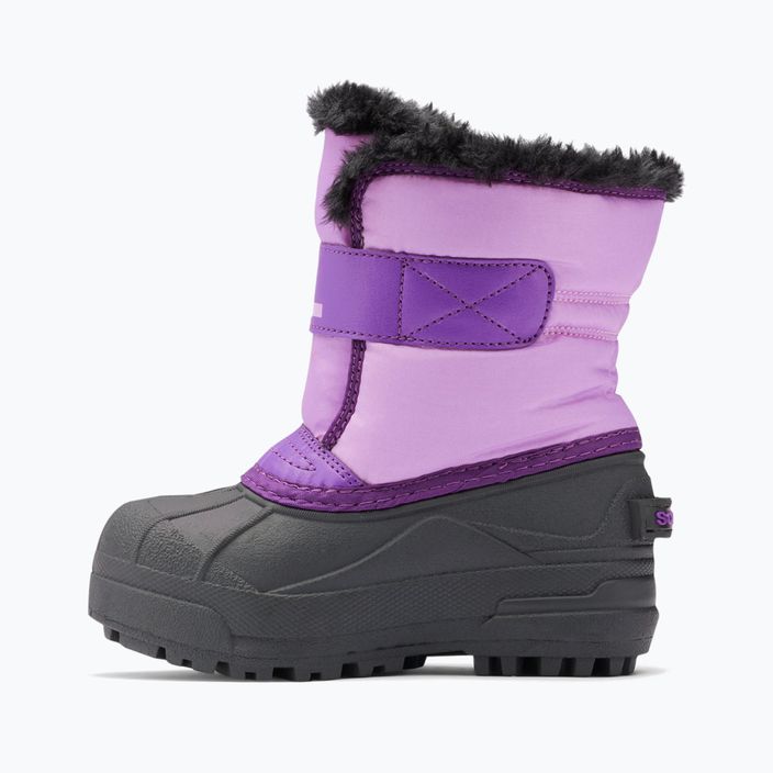 Śniegowce dziecięce Sorel Snow Commander gumdrop/purple violet 8