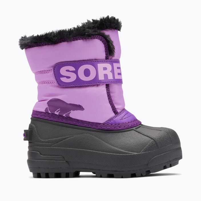 Śniegowce juniorskie Sorel Snow Commander gumdrop/purple violet 7