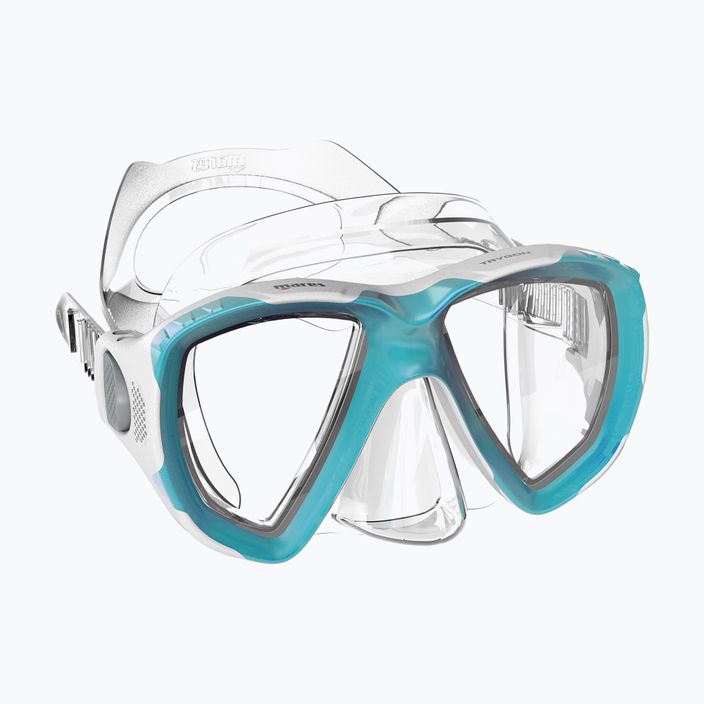 Maska do snorkelingu Mares Trygon aqua/clear 6