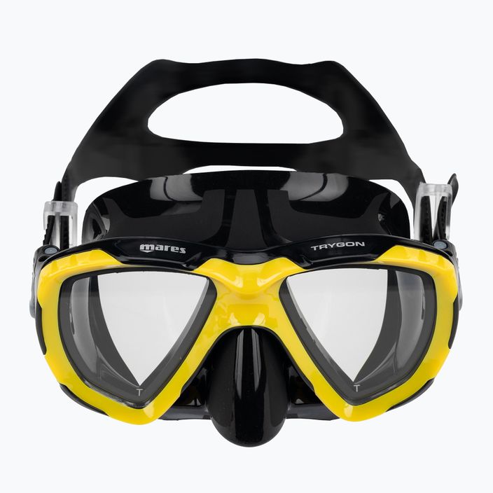 Maska do snorkelingu Mares Trygon yellow/black 2