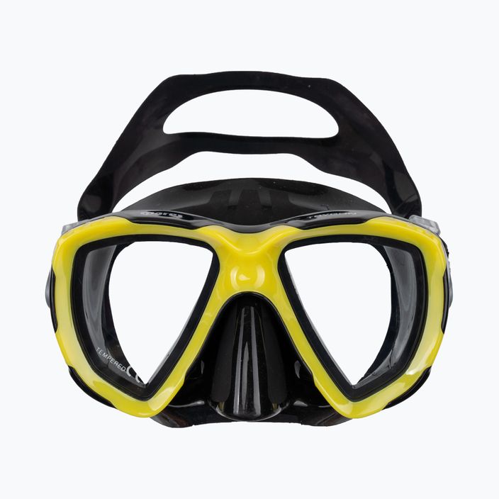 Maska do snorkelingu Mares Trygon yellow/black 7