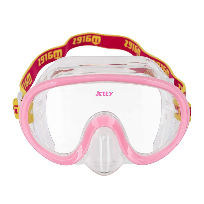 Maska do snorkelingu dziecięca Mares Jelly pink/yellow/clear 2