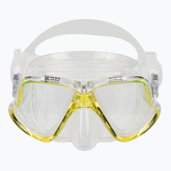 Maska do snorkelingu Mares Wahoo yellow/clear 2