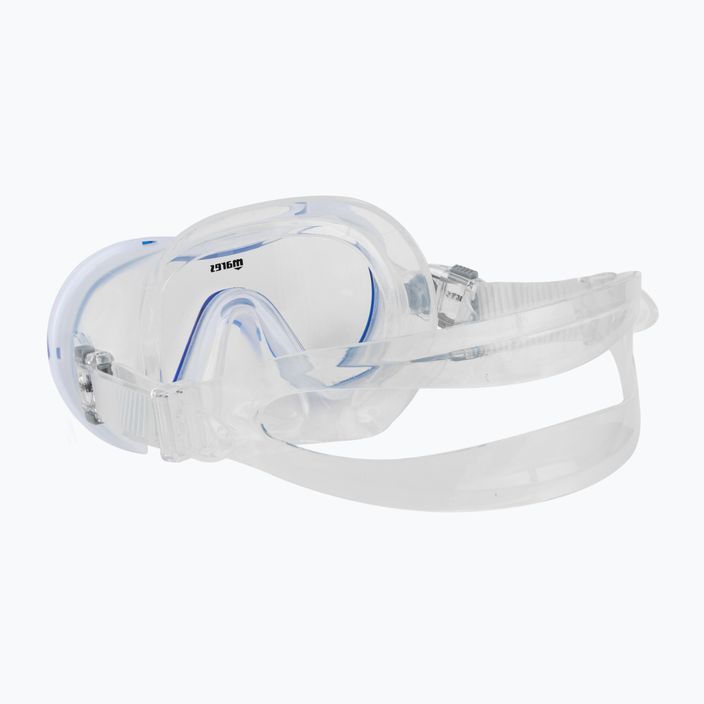 Maska do snorkelingu dziecięca Mares Vento SC clear/blue 4