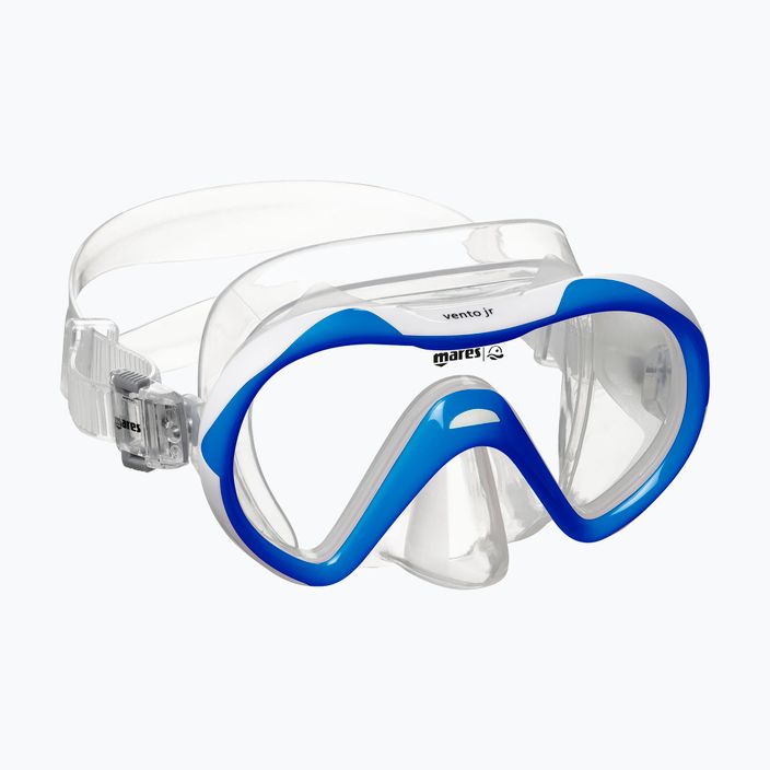 Maska do snorkelingu dziecięca Mares Vento SC clear/blue 6