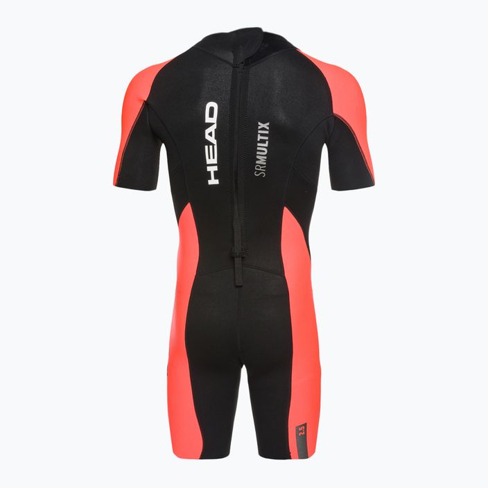 Pianka triathlonowa męska HEAD SwimRun Multi Shorty 2.5 black/orange 3