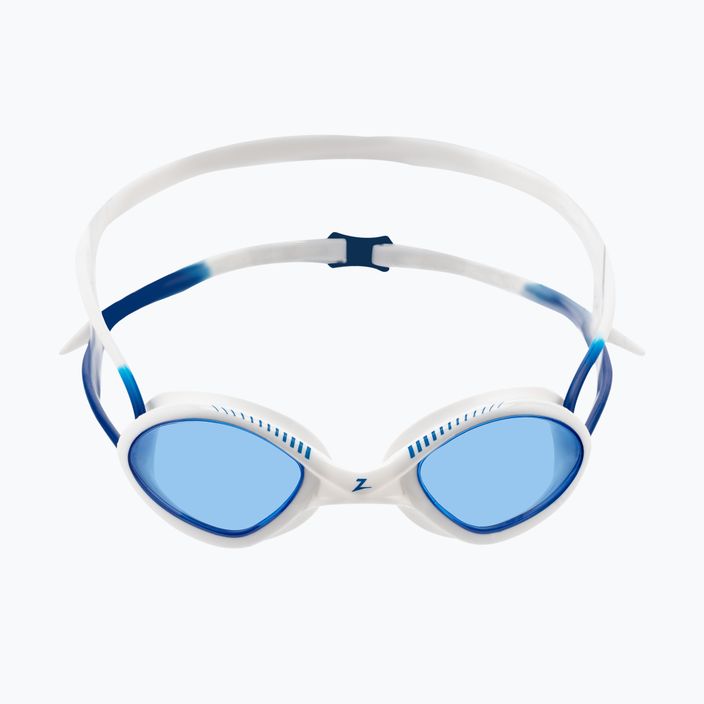 Okulary do pływania Zoggs Tiger white/blue/tint blue 2