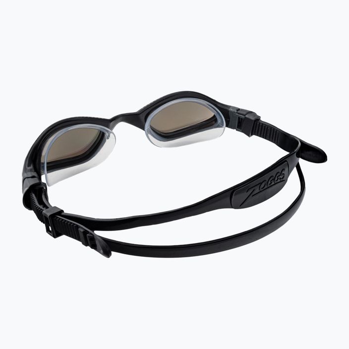 Okulary do pływania Zoggs Tiger LSR+ Titanium black/grey/mirror gold 4