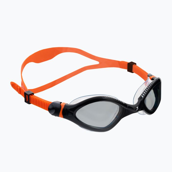 Okulary do pływania Zoggs Tiger LSR+ black/orange/tint smoke