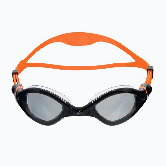 Okulary do pływania Zoggs Tiger LSR+ black/orange/tint smoke 2