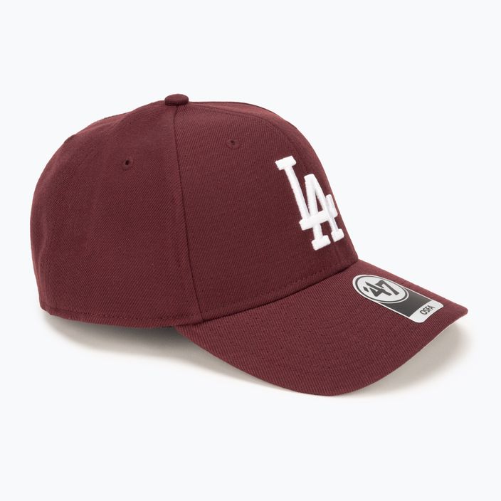 Czapka z daszkiem 47 Brand MLB Los Angeles Dodgers MVP dark maroon