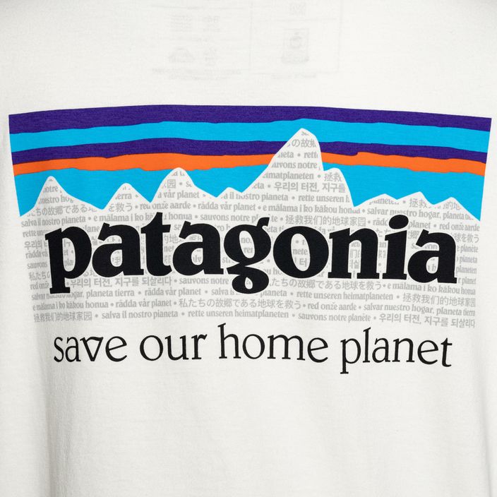 Koszulka trekkingowa damska Patagonia P-6 Mission Organic birch white 6