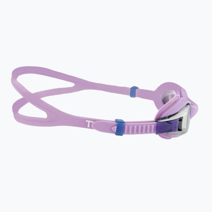 Okulary do pływania dziecięce TYR Swimple Metallized silver/purple 3