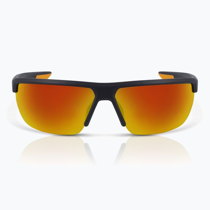 Okulary przeciwsłoneczne Nike Tempest matte gridiron/total orange brown w/orange 6