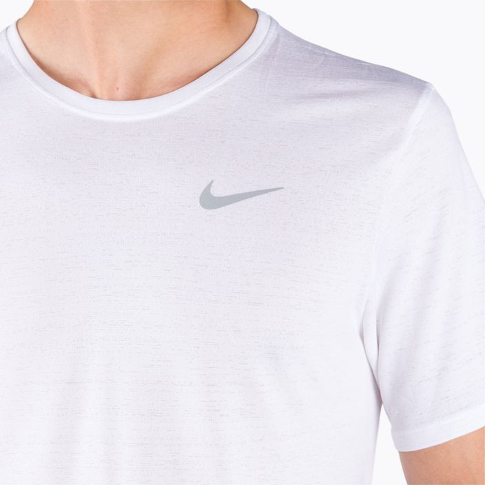 Koszulka męska Nike Dri-Fit Miler white/reflective silv 4