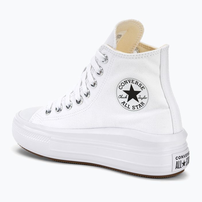 Trampki damskie Converse Chuck Taylor All Star Move Platform Hi 568498C white/natural ivory/black 3