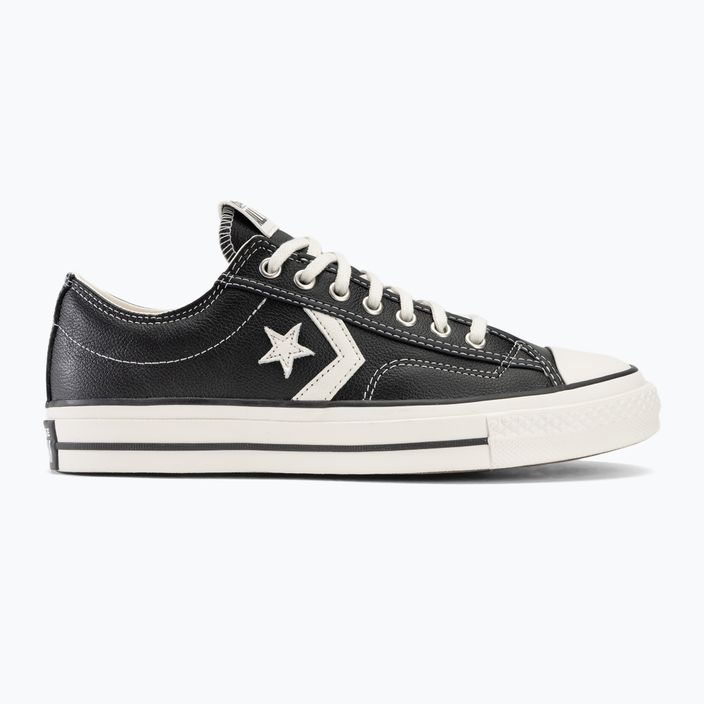 Trampki Converse Star Player 76 Fall Leather A06204C black/vintage white/silver 2