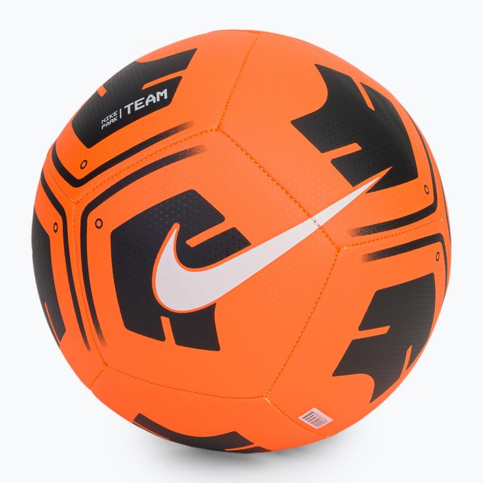 Piłka do piłki nożnej Nike Park Team orange/black rozmiar 5