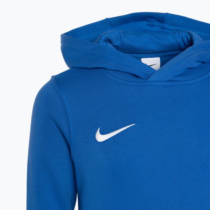 Bluza dziecięca Nike Park 20 Hoodie royal blue/white 3