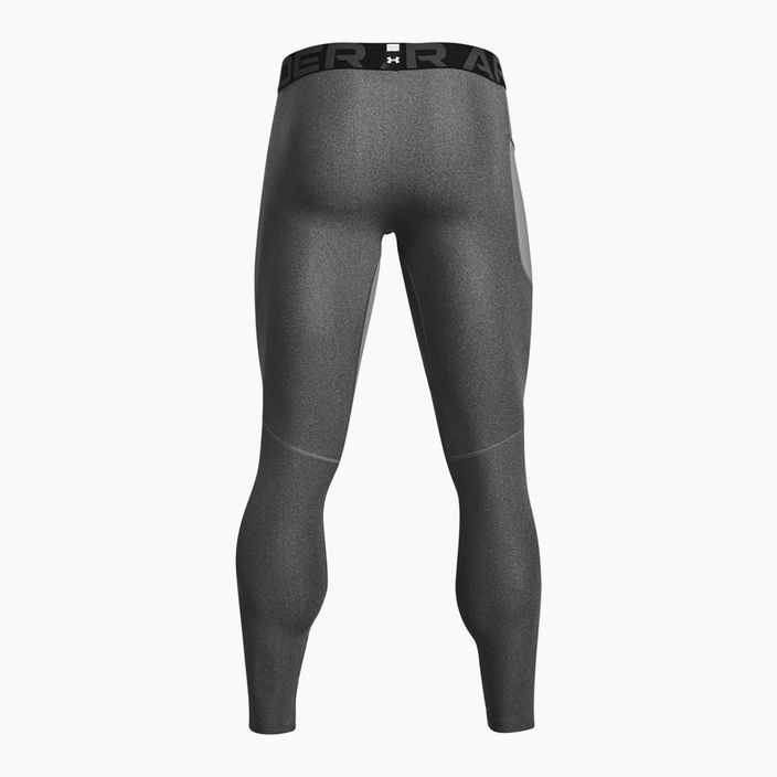 Legginsy treningowe męskie Under Armour HeatGear carbon heather/black 6