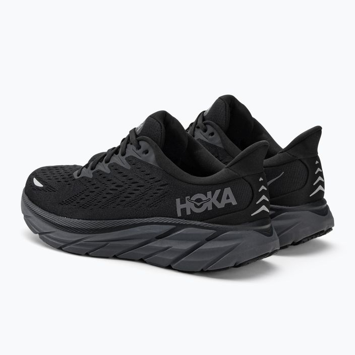 Buty do biegania męskie HOKA Clifton 8 czarne 1119393-BBLC 4