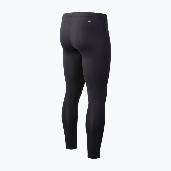 Legginsy do biegania męskie New Balance Core Run black 2