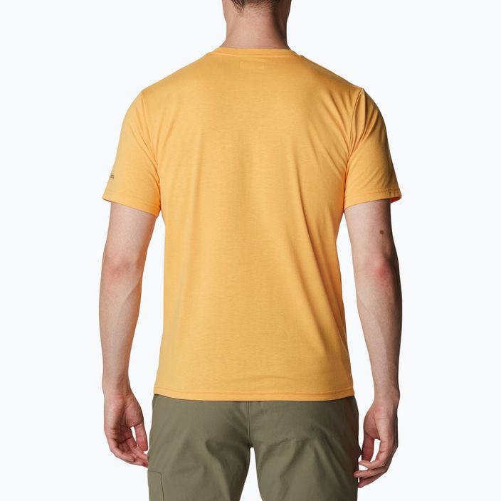 Koszulka trekkingowa męska  Columbia Sun Trek mango/all for outdoors graphic 4