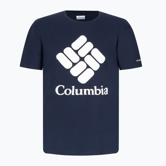 Koszulka trekkingowa męska Columbia CSC Basic Logo collegiate navy/csc stacked logo 6