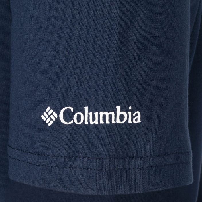 Koszulka trekkingowa męska Columbia CSC Basic Logo collegiate navy/csc stacked logo 9