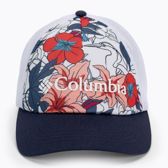 Czapka z daszkiem damska Columbia Mesh Hat II white lakeshore/floral multi 4