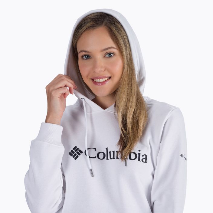 Bluza damska Columbia Logo Hoodie white 4