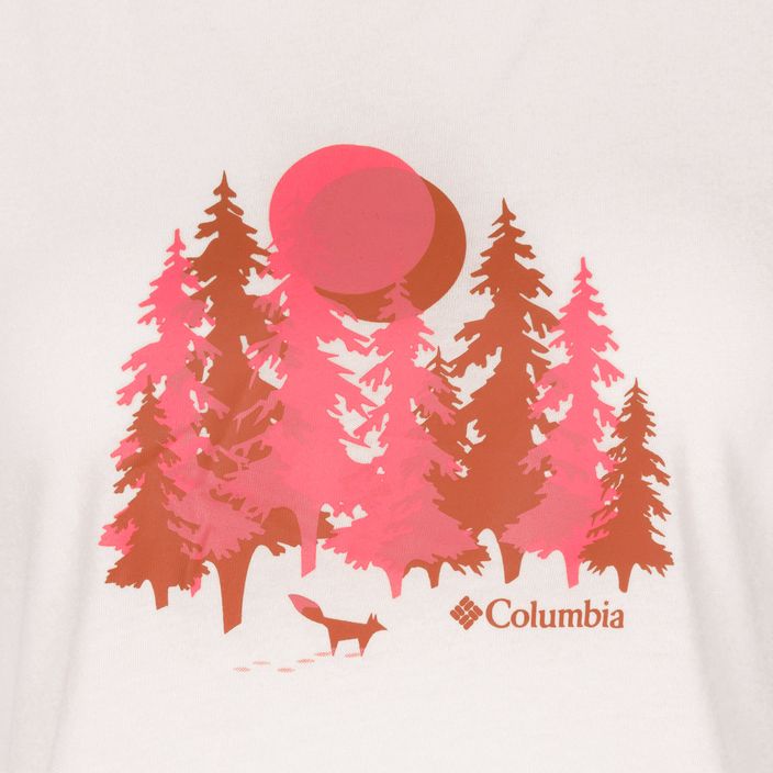 Koszulka trekkingowa damska Columbia Daisy Days Graphic chalk/thru the pines 9