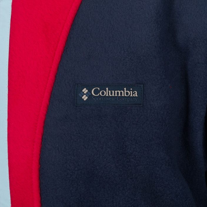Bluza polarowa męska Columbia Back Bowl Full Zip collegiate navy/mtn red/sky blue 9