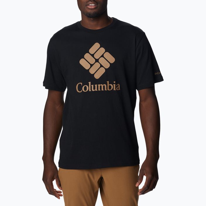Koszulka trekkingowa męska Columbia CSC Basic Logo black/csc stacked logo