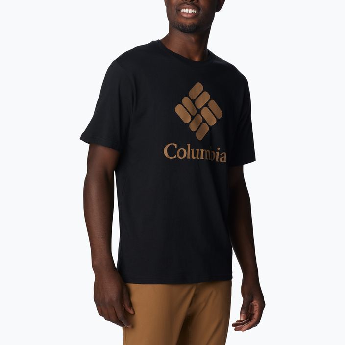 Koszulka trekkingowa męska Columbia CSC Basic Logo black/csc stacked logo 4