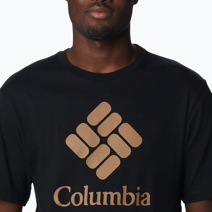 Koszulka trekkingowa męska Columbia CSC Basic Logo black/csc stacked logo 5