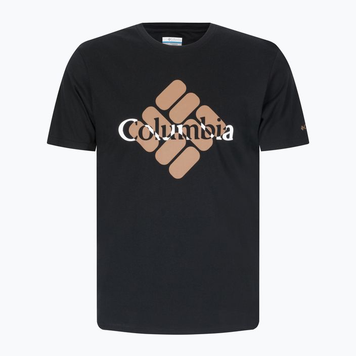 Koszulka trekkingowa męska Columbia CSC Seasonal Logo black/centered gem 6
