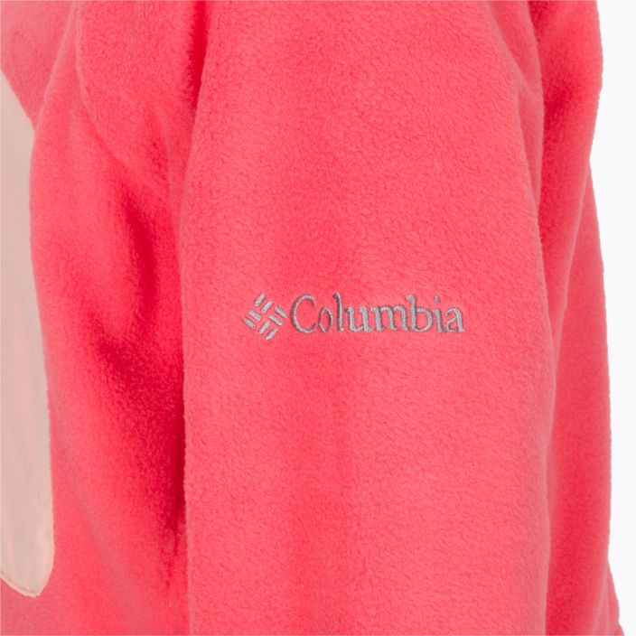 Bluza polarowa dziecięca Columbia Fast Trek III Full Zip blush pink/peach blossom 5