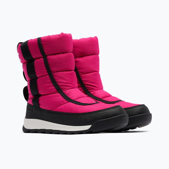 Śniegowce juniorskie Sorel Outh Whitney II Puffy Mid cactus pink/black 9