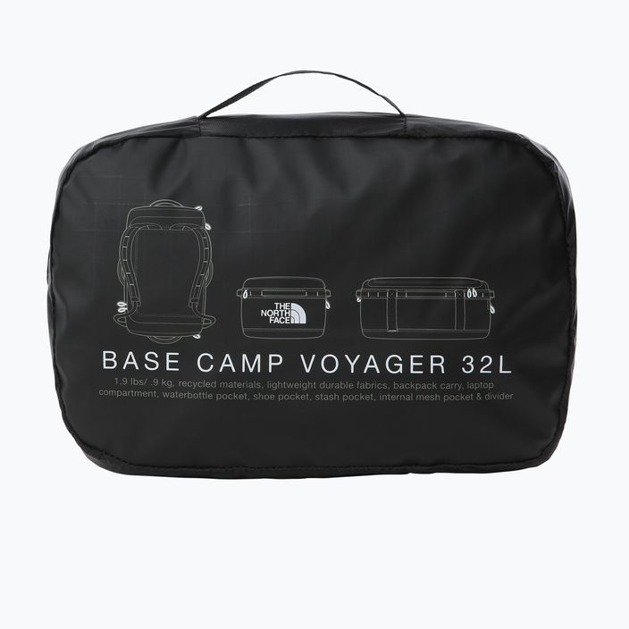 Torba podróżna The North Face Base Camp Voyager Duffel 32 l black/white 7