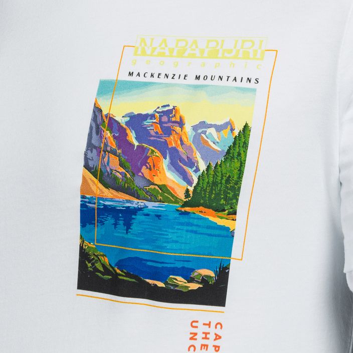 Koszulka męska Napapijri S-Canada brightwhite 7