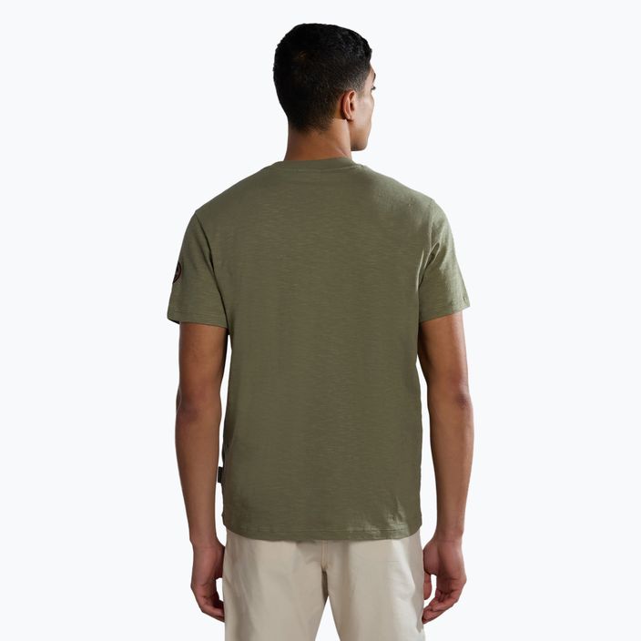 Koszulka męska Napapijri S-Tepees green lichen 3