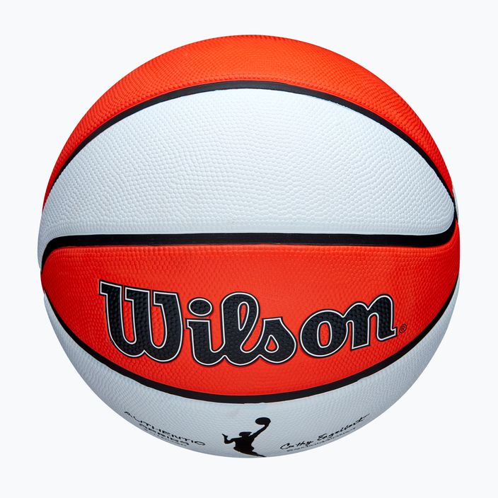 Piłka do koszykówki Wilson WNBA Authentic Series Outdoor orange/white rozmiar 6 4