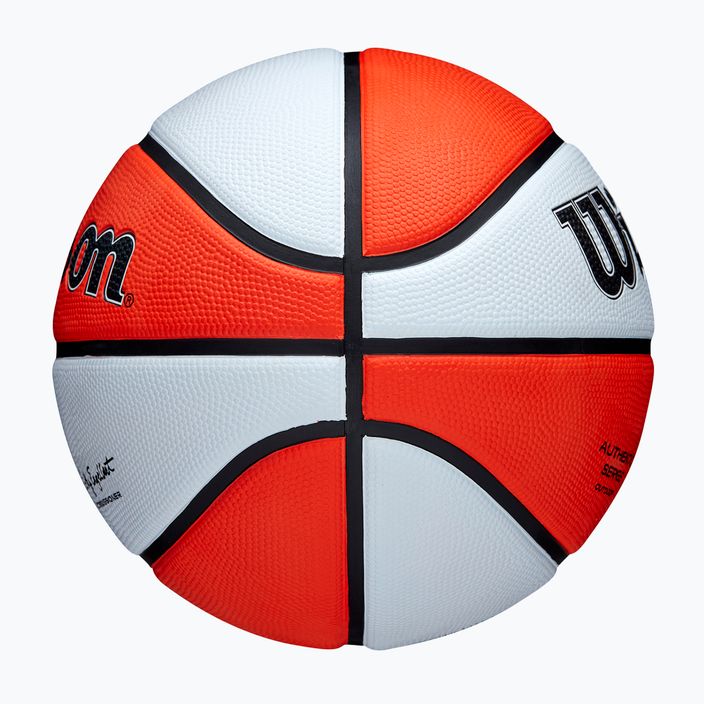Piłka do koszykówki Wilson WNBA Authentic Series Outdoor orange/white rozmiar 6 5